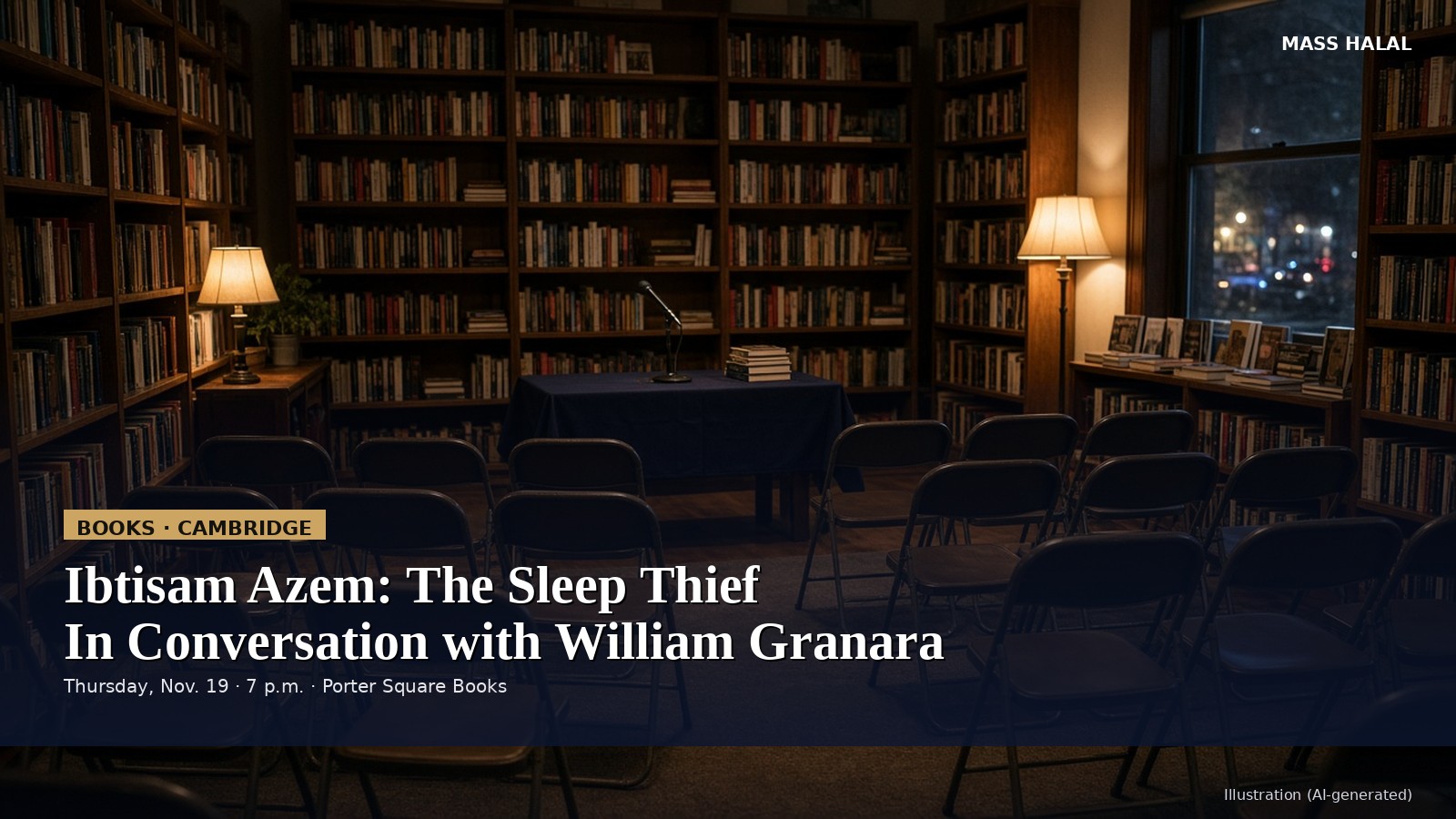 Ibtisam Azem: The Sleep Thief — in conversation with William Granara — event image