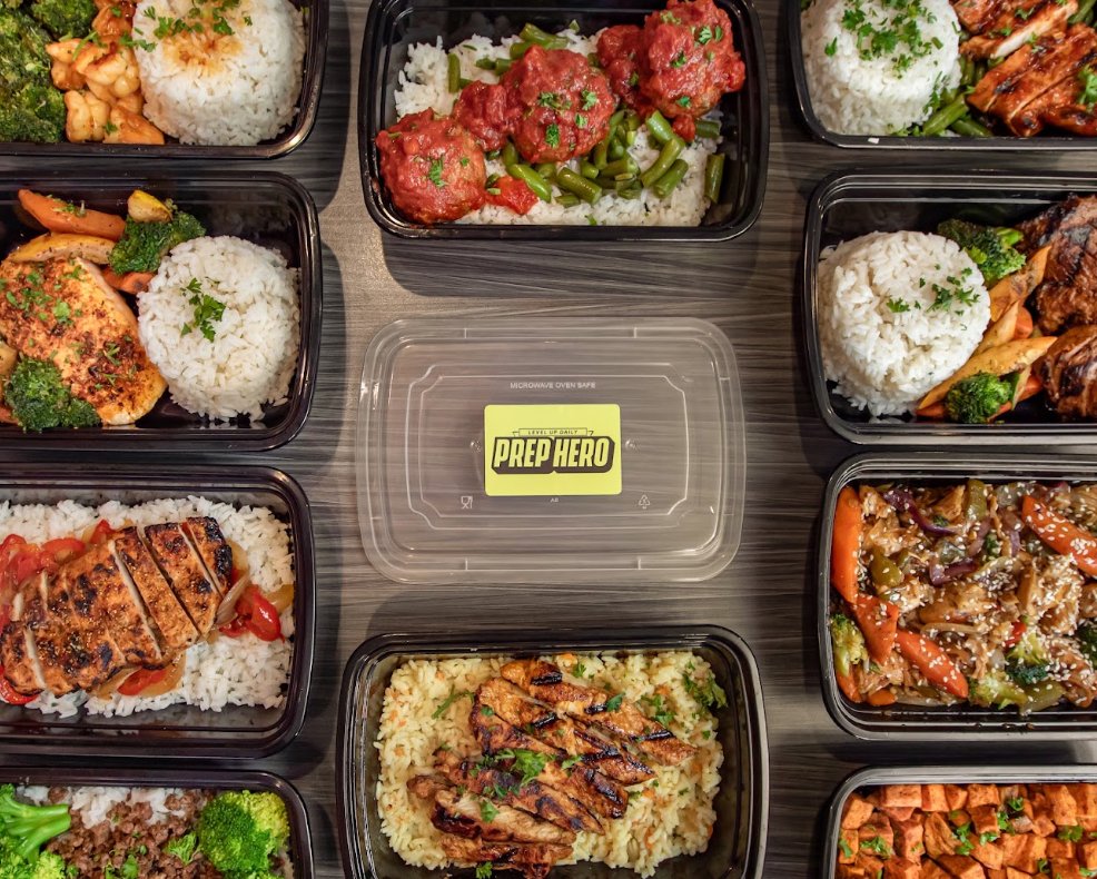 Food at Prep Hero Café in Malden
