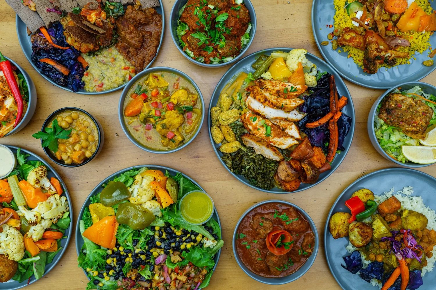 Food at Nuba Cafe in Boston (Roxbury)