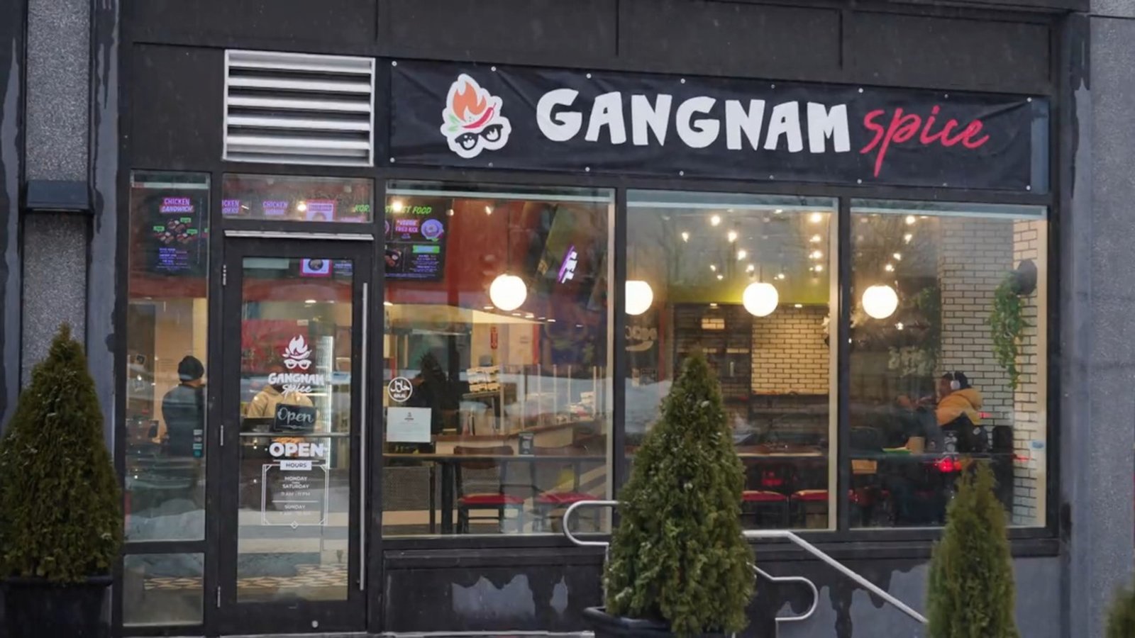 Food at Gangnam Spice in Boston (Jamaica Plain)