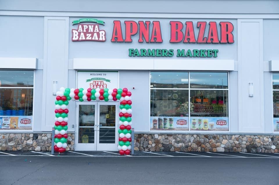 Storefront or interior of Apna Bazar — Woburn