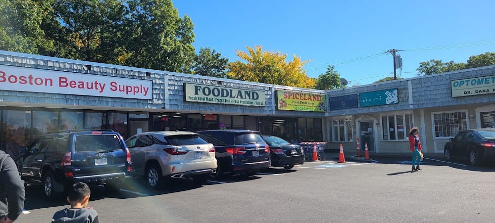 Storefront or interior of Foodland Halal Market — Burlington