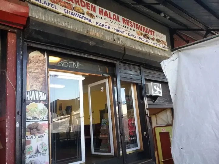 Storefront or interior of Garden Halal Meat