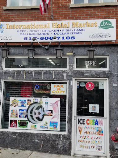 Storefront or interior of International Halal Market